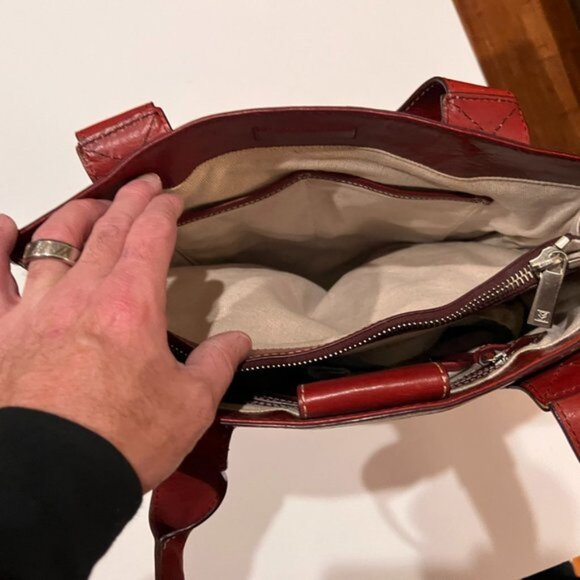 Michael Kors Red Shoulder Bag - Picture 3 of 4